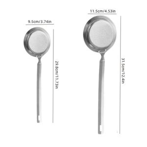 TEMU 스테인레스 스틸 칼라너 주방 미세 메쉬 스트레이너, 하나의 피스 폼 칼라너 - 안전한 요리, 오일 배출, 튀김, 파스타, 야채를 위한 부드러운 모서리, 견고한 주방 스트레이너, 가정 요리 필수품, 11개의 휴일 생일 선물에 완벽