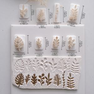 TEMU 프레스 리프 8pcs 세트 간단한 부드러운 흑연 모형 고정밀 칼 모형 - 손수공예 폴리머 흑연 귀걸이 펜던트 제작용