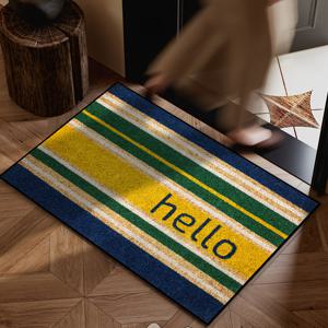 TEMU 1pc 환영 매트, 입구 문, 폴리에스터, 직사각형 매트, 