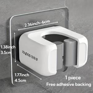 TEMU 2개 세트 벽걸이형 걸레 & 빗자루 홀더, 무드릴 설치, 욕실 및 주방용 수납 선반, 다기능 도구 클립, 청소 액세서리 보관대, 가정용 가젯, 후크|수납정리함|악세사리|정리함