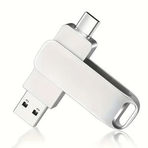TEMU 새로운 USB 2.0 TYPE C OTG 펜 드라이브, 128GB / 64GB / 32GB / 16GB / 512MB 고속 메모리 스틱 2-in-1
