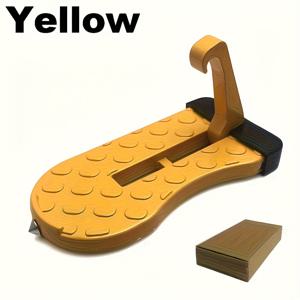 TEMU 헤비듀티 접이식 차량 도어 사다리 - 미끄럼 방지 표면, 경량 알루미늄 구조, SUV 및 트럭용 쉬운 설치, 밸런스, 밸런스 스텝에 대한 쉬운 설치 - 대부분의 차량과 호환 가능 - 스크래치 방지 루프 스텝, 차량 액세스 도구, 슬림 메탈릭 마감, 내구성 있는 금속 구조, 화물 로딩 보조, 컴팩트 디자인, 견고한 제작, 트럭 운전자용