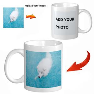 TEMU 맞춤형 사진 커피 머그컵 - 양면 프린팅, 발렌타인데이, 어머니날, 생일 선물용 - 커플 & 엄마를 위한 내구성 있는 컵