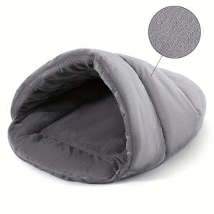 TEMU 그레이색 고양이 침대, 창문 뷰 - 부드럽고, 조립이 필요없는 애완동물 침대, 고양이 및 소형 개용, 모든 계절 내/외용, 낮잠 및 휴식을 위한 완벽한 침대, 실내 고양이용 침대, 실외 애완동물 편안함, 코티지 스타일 디자인, 플러시 애완동물 침대