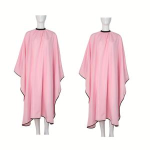 TEMU 2개 세트 프로페셔널 헤어 살롱 케이프 - 파스텔 핑크 컬링, 커팅, 스타일링용 우아한 살롱 장식, 쉬운 세척 가능 헤어 랩 - 홈 & 살론 사용, 이지클린 원단