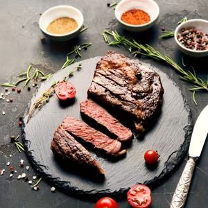 TEMU 2개 세트 10인치 블랙 라운드 플레이트 - 레스토랑 그릴 스톤용, 고급 스시 접시. 안전한 소재로 제작된 창의적인 서양식 주방 및 식탁 용품