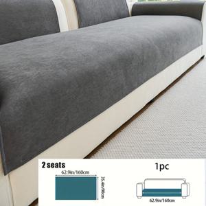 TEMU [Xingchun]1 현대 두꺼운 셀리 소파 커버 - 1 두꺼운 소파 보호대, 애완동물 친화적, 미끄럼 방지, 모든 계절에 적합, 기계 세척 가능, 단일 소파 및 섹션 소파에 적용 가능, 거실, 침실 및 사무실 장식.
