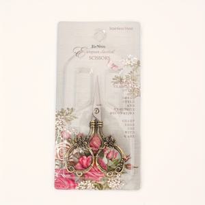 TEMU 빈티지 소형 마리골드 가위 - 크로스 스티치, 종이 자르기, 실 정리용 가정용 소형 가위|십자수