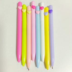 TEMU 8/ 15개 하트 장식 볼펜, 작은 하트 디자인, 빠른 건조 블랙 잉크 롤링볼 펜, 중간 굵기, 부드러운 필기감. 여성, 교사, 학생용 사무용품 (14세 이상)