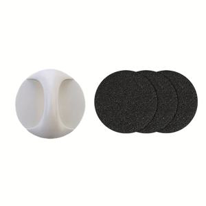 TEMU 1개 내구성 있는 플라스틱 개 발톱 파일 & 스크래칭 보드 - 편안하고 조용한 네일 그라인더와 3개의 교체용 사포 시트, 안전하고 효과적인 그루밍을 위한 인체공학적 디자인, 모든 개 품종에 적합, 개 발톱 그라인더, 애완동물 그루밍 도구, 편안한 그립, 배터리 없음