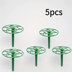 TEMU 5개 내구성 있는 플라스틱 식물 스테이크 - 등반 덩굴 및 접목 식물을 위한 라운드 그린 가든 서포트, 및 기타 꽃이 피는 데 이상적, 장식용 정원 식물 스탠드, 정원 식물 지지대|장식용 정원 스탠드|플라스틱 건축, 정원 장식