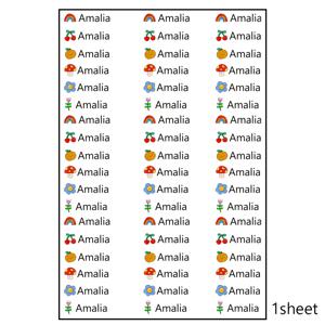 TEMU 맞춤형 PVC 이름표, 분류 스티커, 방수 개인화 스티커 - 도시락, 책, 물병, 칫솔용 다양한 색상 제공
