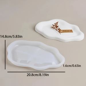 TEMU DIY 레진 실리콘 캔들 몰드 - 불규칙한 구름 트레이 하트 & 스타 디자인, 홈 데코용 핸드메이드 커피컵 베이스 액세서리, 주얼리 만들기, 석고 및 콘크리트 공예, 캔들 제작 용품, 장식품 제작, 내구성 있는 공예 재료