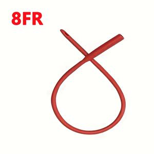 TEMU 8Fr/14Fr/20Fr 레드 라텍스 의료용 튜빙 - 유연한 고무 호스, 내구성 및 꼬임 방지, 정밀 액체 처리를 위한 실험실 및 임상용 튜브, 주사기 호환 가능 (고유량)