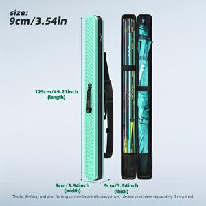 TEMU YUZHIYUAN 1팩 헤비듀티 낚시 태클 백 - 대용량, 경량 & 스크래치 방지 디자인, 야외 낚시 장비를 위한 쉬운 청소 다기능 보관함, 혼합 색상, 크리스마스, 발렌타인데이, 추수감사절, 아버지의 날 선물에 완벽한 낚시 가방, 내구성 있는 지퍼 클로저|백팩|방수가방|낚시대