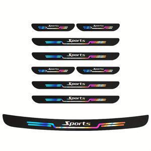 TEMU 9피스 자동차 도어프레임 보호 키트, 긁힘방지 스티커와 트렁크 보호대 포함 – SUV·트럭·승용차에 적합한 범용 문구리. 내구성 있는 가드, 미니멀하고 오래 지속되는 보호, 강화된 모서리, UV 및 트럭 도어 보호기. SUV 애호가 및 플릿 관리자를 위한