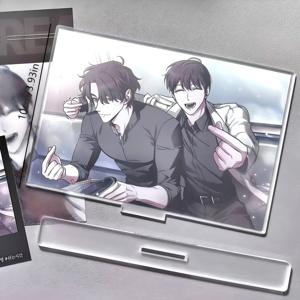 TEMU 2D 플랫 옴니스켄트 리더즈 하트 제스처 아크릴 피규어 - 생생한 색상의 애니메이션 캐릭터 수집품, 상세 디자인 및 다이내믹 포즈, 고품질 아크릴 홈 데코, 침실용, 애니메이션 팬을 위한 생일 할로윈 추수감사절 크리스마스 선물, 애니메이션 피규어, 침실 장식, 재미있는 디자인, 정교한 공예, 홈 데코 스태츄/상, 거실 장식, 할로윈 장식