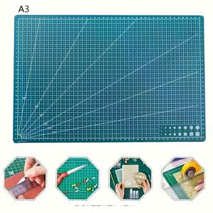 TEMU 1개 자가 치유 재봉 매트, 로터리 커팅 매트 양면 5중 레이어 공예 커팅 보드 사무실 학교 용품 퀼팅, 종이 공예, 점토 공예, 공예용