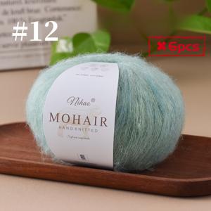 TEMU 6팩 마하이 울트라소프트 그라데이션 스카프 숄, 베이비 스웨터 및 아동복용 수제 뜨개질 실, 컬러풀 실 패턴,부드러운 니트 질감,울트라소프트 실,고품질 실,니트 숄 랩,핸드메이드 러버스,부모님 선물 아이디어|뜨개실