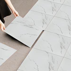 TEMU 30/50개 밝은 PVC 바닥 가죽 방수 내구성 바닥 스티커, 시멘트 타일 바닥 리모델링용, 보기 흉한 바닥 가림|스티커