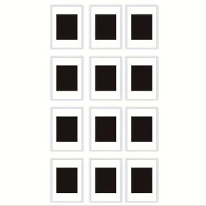 TEMU 12개 자석 사진 액자 (패널 포함) - 투명 아크릴 미니 냉장고 자석, 세로 방향, 전기 불필요, 내구성 좋은 액자 재질, 모던한 액자 디자인, 기념품 디스플레이, 생일 & 기념일 선물, 가정용 자석 액자