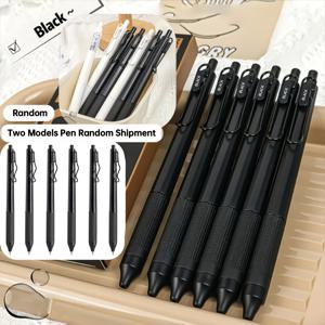 TEMU 6개입 모카 블랙 워리어 펜: 부드러운 필기, 내구성 플라스틱, 0.5mm 굵기, 학교 및 사무실용, 스케치 펜, 글쓰기용 펜, 볼펜, 일일 필기,노트 작성,클래식 스타일,세련된 디자인,가벼운 펜,부드러운 잉크 펜,멀티팩 펜,전문가용,학생들
