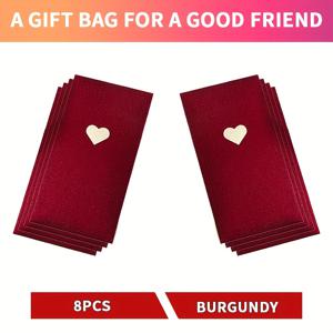 TEMU 8개 고품질 새해 빨간 봉투, 정교한 사랑 패턴, 세 가지 색상 - 발렌타인데이/결혼기념일/새해/크리스마스/생일에 완벽, 휴일 돈 보관함,축제 선물,스타일리시한 포장,장식용 봉투,내구성 있는 봉투,잘 만든 선물,휴일 쇼핑객