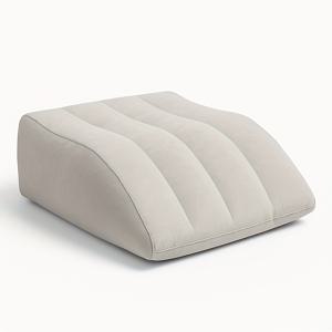 TEMU 휴대용 발 높이기 베개 - 휴식 및 편안함을 위한 휴대용 웨지 쿠션, 전원 불필요, 중간 정도의 부드러움, 가볍고 내구성, 손세탁만 가능, 가정, 침대, 여행용으로 적합