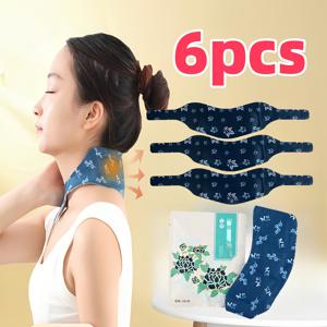 TEMU 3/6개 대형 일회용 온열 패드 - 즉각적인 목 & 다리 온열 패치, 공기 활성화로 등, 하체/상체, 사무실, 여행, 관절용, 배터리 불필요, 개별 포장 스티커