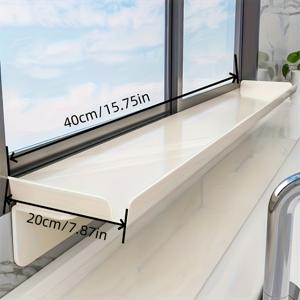 TEMU 1 세트 자석 창틀 확장 보드 - 드릴 없이 설치, 공간 절약형 조리대 & 창문 선반, 강력한 탄소강 구조, 플로팅 선반, 간편한 조립
