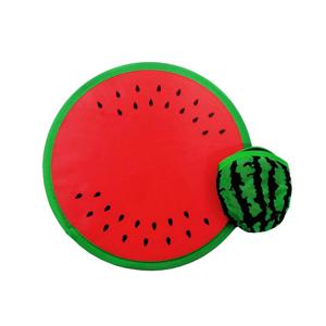 TEMU 포켓 원터치 접이식 수박 오렌지 부채 (10개 1세트), 베이직_수박(10개..., 1세트