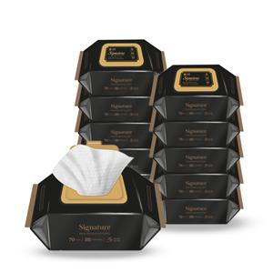 TEMU 숨 시그니처 물티슈 (캡형) 70매 10팩/20팩 휴대용물티슈 티슈