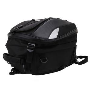 TEMU 22-38L 이중 사용 모터사이클 테일 백, 가죽 후방 좌석 헬멧 배낭, 보관 포켓 및 반사 스트랩이 있는 더티 피트 바이크, 스트리트 바이크 및 모터사이클용