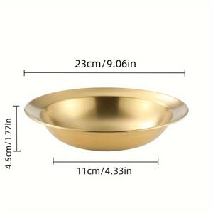 TEMU 스테인레스 스틸 한국식 샐러드 그릇