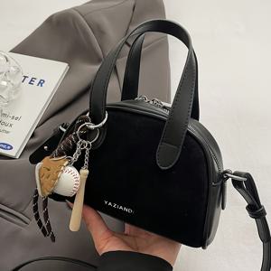 TEMU 스타일리시 여성 핸드백, 핸드백, 핸드백, 가을용 미니백, 스크래치 방지 및 내구성 있는 소재의 조개 모양 디자인. 쇼핑, 데이트, 외출, 출퇴근에 적합. 조절 가능한 스트랩 길이, 우아하고 심플한 캐주얼 시크 블랙 여성 핸드백