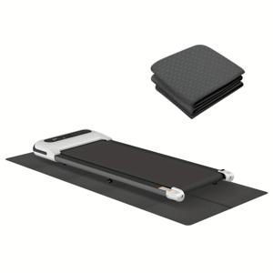 TEMU 1pc 트레드밀 매트, 피트니스 장비 매트, 정지형 자전거, 스피닝 자전거, 피트니스 장비를 위한 중량 방수 바닥 매트, 183cm X 80cm, 블랙