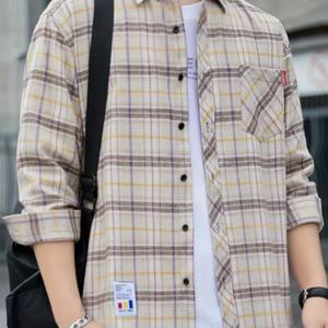 TEMU 일본 레트로 스트리트웨어 셔츠 - 봄 여름 오버사이즈 캐주얼 버튼업 탑, 루즈핏 레이어링 셔츠