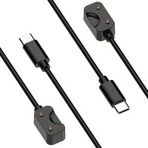 TEMU 갤럭시 피트 3 R390용 스마트워치 충전기, Type-C 케이블, 두 개 세트