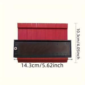 TEMU 정확한 모서리 측정 및 불규칙 형태 복사용 아웃라인 도구, 목재 템플릿, 카펫, 타일, 합판에 적합 - DIY 목공 작업에 이상적