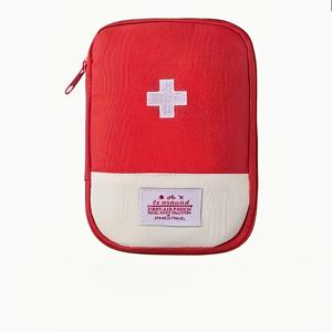 TEMU 휴대용 여행 의료 키트, 가정 및 사무실 응급처치 가방 - 195개 국가에 적합한 필수 용품 포함