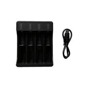 TEMU 4슬롯 & 2슬롯 USB 스마트 Li-ion 배터리 충전기 PD 고속 충전, USB로 작동하는 보조 배터리, 독립적인 충전 제어 - 18650, 16340, 14500, 26650 리튬 이온 배터리와 호환, 과충전/과열/과전압/저전압/과전류/과열 방지, 가정용/사무실용/여행용 USB 충전소, 모든 사이즈의 배터리에 대한 충전기 포함