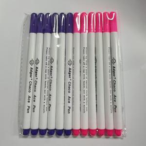 TEMU 12개입 물에 녹는 잉크 패브릭 펜, 2색 - 보라색, 장미빨강 - 물에 녹는 자수 펜, 패브릭, 재봉, DIY 공예용, 리필 가능한 패브릭 마킹 펜, 재봉용 물에 녹는 잉크 펜, 물로 지워지는 패브릭 펜, 재봉 용지, 공예 용품, 정밀 스티칭 도구, 부드러운 필기감, 내구성 있는 펜, 홈 세워