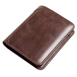 TEMU 아펙토 남성용 소가죽 3단 반지갑|카드지갑|지갑