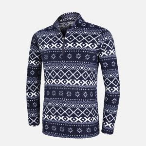 TEMU 남성 눈꽃패턴 기모안감 플리스 집업 티셔츠 스노우히트(AY13LT046M)