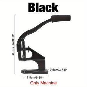 TEMU 1개 헤비듀티 수동 핸드 프레스 기계 - 가죽 작업, 재봉틀, 공예용 - 금속 다이, 리벳, 스냅 버튼, 아이렛 호환 가능 (다양한 색상: 블루, 레드, 옐로우, 그린, 그레이, 블랙) - 정장공, DIY, 전문가, 에르고노믹 레버, 손잡이 장치, 아이렛 세터, 재봉사 및 바느질에 이상적