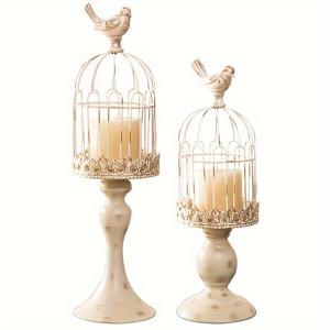 TEMU 크리스마스 캔들 홀더 2개 세트 - 핸드페인팅 래커 캔들 스탠드, 파티 테이블 센터피스, 명절, 발렌타인데이, 크리스마스, 이드, 웨딩, 로맨틱 캔들라이트 디너용 홈 데코. 웨딩 디저트 테이블 장식, 통로 장식, 로맨틱 분위기 연출에 적합