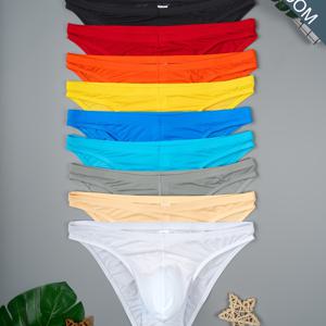 TEMU 6pcs 남성용 통기성 빠른 건조 속옷 - 다양한 색상 (검정색, 빨간색, 오렌지색, 노란색, 파란색, 베이지색, 흰색) - 편안한 캐주얼 및 캐주얼 의상, 빠른 건조 속옷, 일상 속옷, 속옷, 고탄성 소재