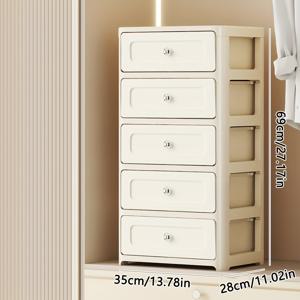 TEMU 대용량 속옷, 바지, 양말 정리함 - 부드러운 서랍이 있는 멀티서랍 수납장, 공간 절약형 옷장 정리함 (침실, 욕실, 드레싱룸용) - 튼튼한 플라스틱 제작, 미니멀 디자인, 마감 처리된 표면