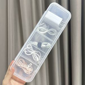 TEMU 1pc Awaoko 다중 공간 투명 플라스틱 정리함 - 속옷, 양말, 비즈, 공예품, 보석, 헤드밴드, DIY, 차, 커피 및 더 많은 것을 위한 투명 데스크 스토리지 - 먼지 방지 가정 및 사무실 데스크 정리, 데스크 정리함, 공예품 아이템 홀더, 구획화된 상자, 튼튼한 구조