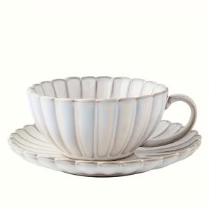 TEMU 1/2 세트 빈티지 세라믹 커피컵과 접시 세트 - 넓은 입구, 파랑과 흰색, 아침 식사 및 오후 차에 이상적, 휴일 선물로 완벽, 손세척 전용, 커피 바 액세서리